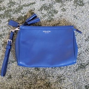 Coach Blue Wristlet